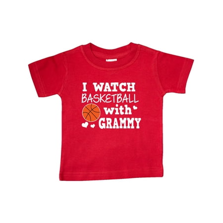 

Inktastic I Watch Basketball with Grammy Gift Baby Boy T-Shirt