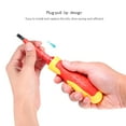 thumbnail image 4 of 5pcs 500V Insulated Screwdrivers Set with Magnetic Slotted Phillips Pozidriv Bits and Test Pen Electrical Work Tools Kit, 4 of 7