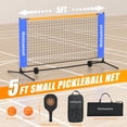 thumbnail image 4 of Set de pickleball Hotnueout con red, palas y pelotas de 1,5 m de ancho, 4 of 9