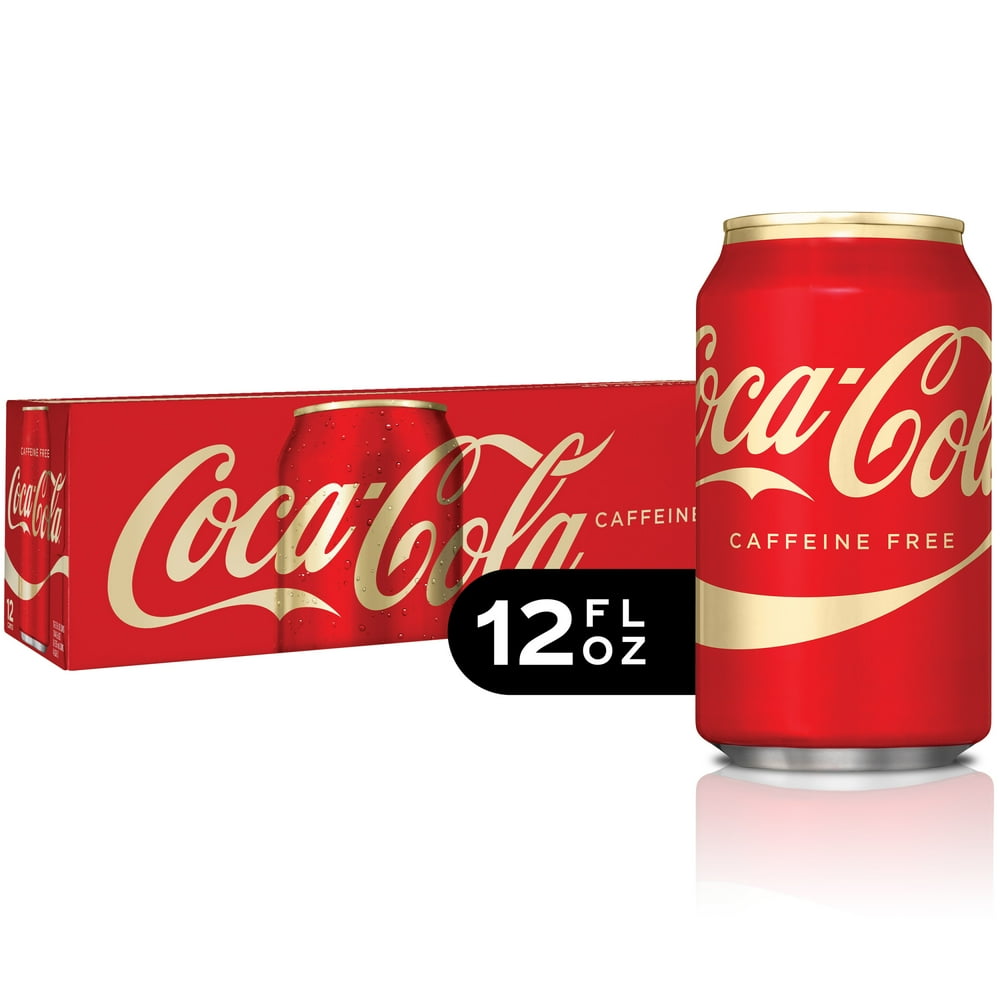 CocaCola Caffeine Free Soda Soft Drink, 12 fl oz, 12 Pack Walmart