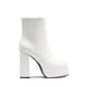 thumbnail image 2 of Botines de Plataforma para Mujer DREAM PAIRS Blancos Talla 8, 2 of 7