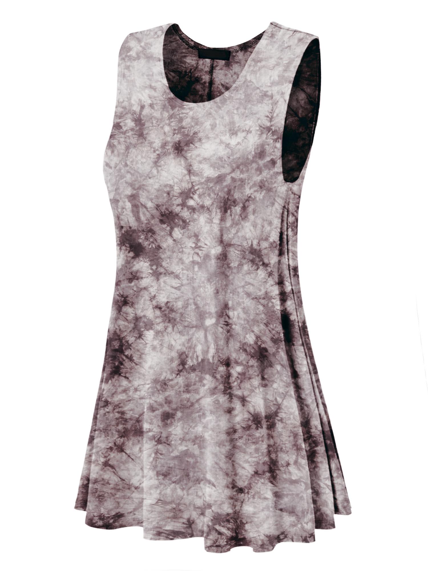 womens tie dye tunic top