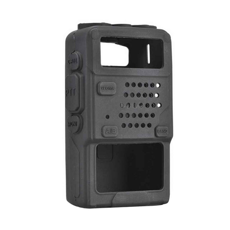 1pcs Soft Silicone Protective Case Portable Handheld Interphone Two Way  Mobile Radio Pouch Parts Accessories 