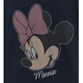 thumbnail image 2 of Girl's Mickey & Friends Signed by Minnie  Graphic Tee Navy Blue Small, 2 of 4