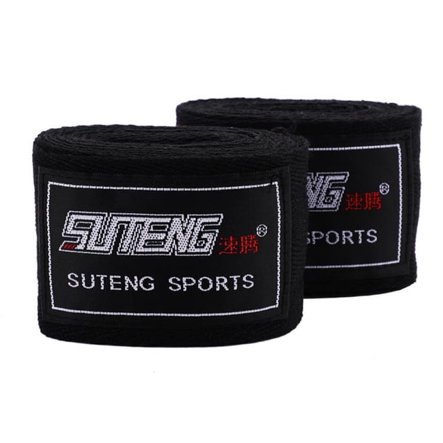 Yuarrent 1 par de vendas elásticas para manos de 2,5 metros de largo para adultos, práctica de entrenamiento de boxeo, correas de protección Boxeo