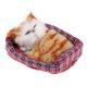 thumbnail image 1 of Gato de peluche , , animales de peluche, juguete para mascotas con sonido de gato Miaow, adornos de decoración para y Baoblaze Juguetes de animales de peluche, 1 of 7