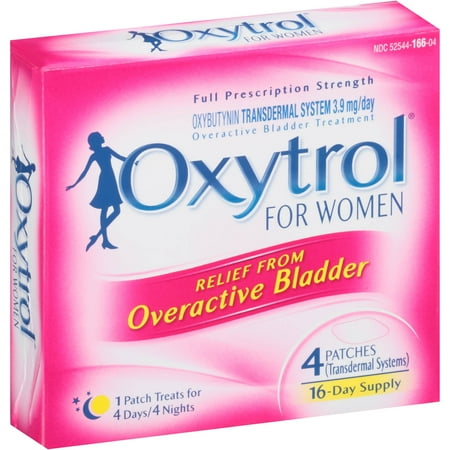 Oxytrol for Women Overactive Bladder Transdermal Patch, 4 ct - Walmart.com
