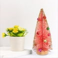 thumbnail image 2 of VANLOFE 25CM/9.8in Small Christmas Trees Tabletop Ornament Mini Artificial Christmas Trees Decor Merry Christmas, 2 of 8
