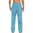 thumbnail image 2 of HPINK-T Men's Flannel Pajama Pants Peppermint Candy Canes Red White Candies Sleep Lounge PJ Bottoms Sweatpants S, 2 of 7