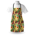 thumbnail image 4 of Garden Apron, Exotic Farming Harvest Fruits Avocado Vegetable Agriculture Cooking Food Theme, Unisex Kitchen Bib with Adjustable Neck for Cooking Gardening, Adult Size, Multicolor, by Ambesonne, 4 of 4