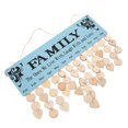 thumbnail image 3 of Shisuyan 1 Set Hand-painted DIY Calendar Hanging Board Family Birthday DIY Calendar Board, 3 of 8