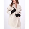 thumbnail image 2 of Isotoner Women's Everyday Spandex Gloves with Fleece Lining, Black, S/M, 2 of 7