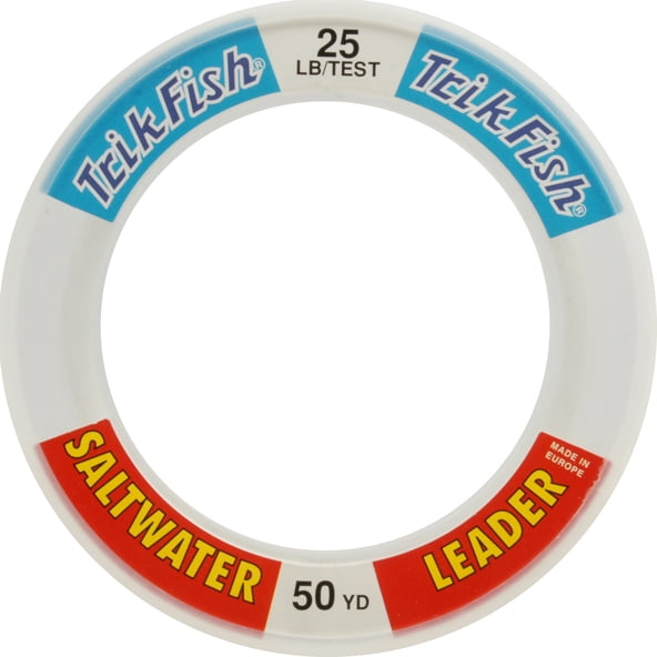 Trik Fish Saltwater 25 lb. Leader Wrist Spool, 50 yd., SWL0002501 - Walmart.com - Walmart.com