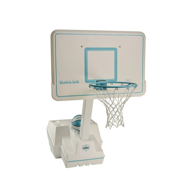 DunnRite Splash and Shoot Swimming Pool Basketball Hoop, White