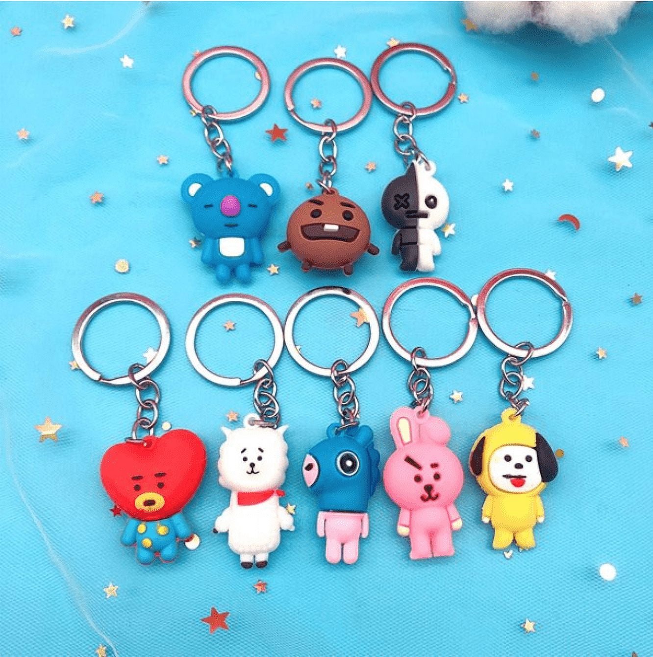 Plush Pendant Kpop Bangtan Boys BT Plush Keychain Stuffed Cartoon ...
