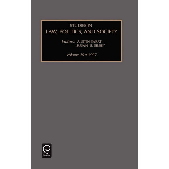 Studies in Law, Politics, and Society Studies in Law, Politics and Society, Book 16, (Hardcover)