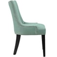 thumbnail image 4 of Modern Contemporary Urban Design Kitchen Room Dining Side Chair ( Set of Two), Blue, Fabric, 4 of 5