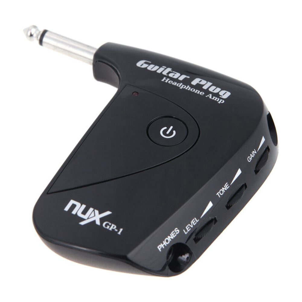 NUX GP-1 Electric Guitar Plug Mini Headphone Amp Built-in Distortion Effect Compact Portable