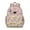 Pink Hedgehog Rose, variant on Yellow Hedgehog Pattern Backpack for School,Cute School Bag,Schoolbag with Adjustable Shoulder Straps & Padded Back,15.25"x11.5"x5.25"
