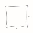 thumbnail image 2 of Pillow Perfect 598949 Intérieur-Extérieur Fresque Plancher Noir Oreiller - 25 Po., 2 of 2
