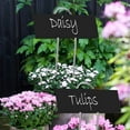 thumbnail image 3 of WEAVILUX Garden Labels Black Stainless Steel 4Pcs 11.8x3.5in, 3 of 8