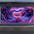 thumbnail image 7 of Psychedelic Heart shaped Vortex Funny Personalized License Plate Rust-proof Stainless Steel Metal License Plate Suitable For Men And Women 12.2" x 6.2", 7 of 7