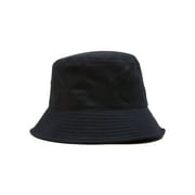 Bucket Hat For Men Women - Cotton Packable Fishing Cap, Navy L/XL