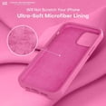 thumbnail image 4 of Funda de Silicona Engrosada para iPhone 12 Pro Max, Pitaya, 4 of 6