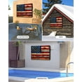 thumbnail image 4 of Retro American Flag Outdoor TV Cover 48 to 50 Inch Weatherproof, Blue Red USA Flag Vintage Wood 600D Oxford TV Covers with Waterproof Zipper, Outside Flat TV Screen Protector Size 48"W x 30"H x 4.5"D, 4 of 7