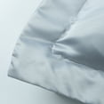 thumbnail image 4 of FLXXIE 2 Pack Satin Euro Shams, Super Soft and Cozy Square Pillow Case Cover, 26" x 26", Gray, 4 of 5