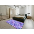 thumbnail image 5 of Ahgly Company Machine Washable Indoor Rectangle Transitional Mauve Purple Area Rugs, 5' x 7', 5 of 7