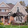 thumbnail image 2 of Araña gigante de felpa negra para niños, accesorios de decoración de fiesta de Halloween, juguetes para niños, decoración de Casa Encantada, 50cm/90cm/150cm/200cm, 2 of 4