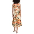 thumbnail image 2 of 3.1 Phillip Lim womens  Blurred Marigold Sleeveless V-Neck Belted Min Dress, 4, 2 of 3