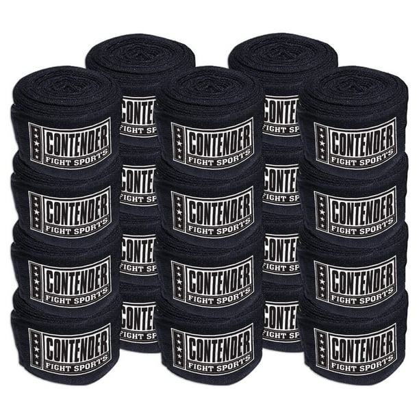 Contender Fight Sports Vendas para manos de boxeo estilo mexicano (paquete de 10 pares)