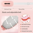 thumbnail image 4 of Portable Heating Pad for Menstrual Cramps USB Rechargeable Menstrual Heat Pad Fast Heating Pads with 3 Heat Levels and 3 Vibration Massage Modes Soft Belly Warming Waist Belt for Women Gi, 4 of 11