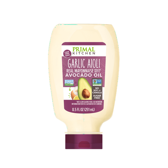 Primal Kitchen Garlic Aioli Mayo Squeeze Bottle, 8.5oz