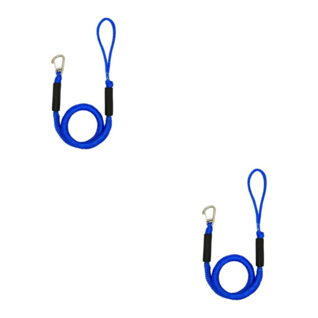 ZheElen 2pack/lot Strong And Durable Mooring Rope For Boat Providing Expandable blue 2Set