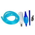 thumbnail image 1 of HEANUJJ Aquarium Siphon Aquarium Water Changer Blue Plastic 1 Set, 1 of 7