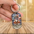 thumbnail image 3 of Patriotic Boxer 4th of July Independence Paws Stainless Steel Keychain Boxers Dog Lover Gifts Idea Collar Charm Tag Keyring - 02010, 3 of 5
