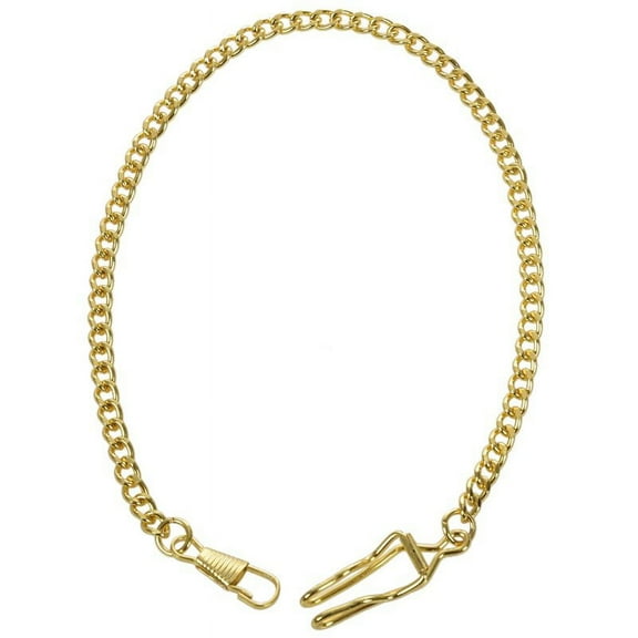 Retro Antique Vintage Pocket Watch Chain Gold