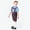 Blue, variant on TAIAOJING Kids Boys Girls 2Pcs Clothes Set Toddler Baby Summer Print Cotton The Oktoberfest Short Sleeve Shirt Suspender Pants Skirts Socks Outfits Clothes 8-10 Years