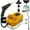 Orange, variant on [2500W Handheld Steam Cleaner] 2500W High-Temperature Pressurized Handheld Steam Cleaner | For Home, Car Detailing, Grout, Couch, Floor Tile, Bathroom, Microwave, Mattress Bed Bugs, Windows