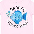 thumbnail image 4 of Inktastic Daddy's Fishing Buddy with Cute Blue Fish Boys or Girls Toddler T-Shirt, 4 of 5