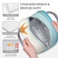 thumbnail image 5 of Lafuoo Starfish in Beach Pattern Large Portable Insulated Lunch Bag, Waterproof Zipper Insulated Lunch Bag for Men and Women-One Size, 5 of 7