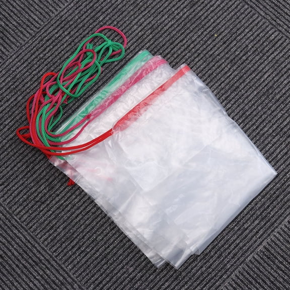 PENIKOKO Clear Transparent Drawstring Bag, Lightweight Security-Friendly Travel Tote, 1 Piece See-Through String Purse