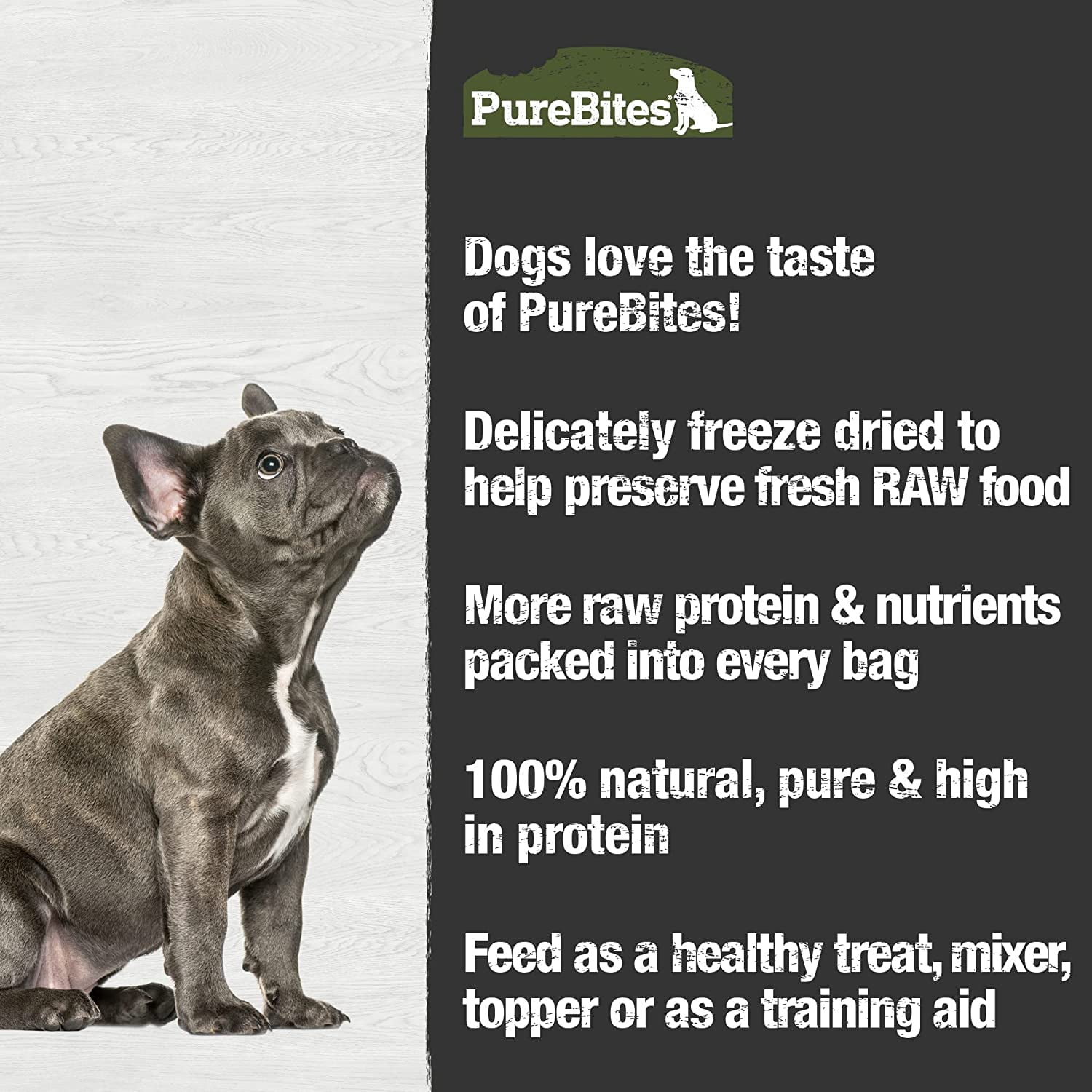 PureBites Freeze Dried Pure Dog Treats Beef Liver, 44 oz