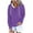 Purple, variant on Hooded Sweatshirt for Women Fashion Sweatshirt Loose Long Sleeve Soft Hoodies Casual Pullover Sweatshirt