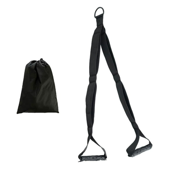 Almencla Tricep Rope Cable Attachment Bicep Exercise Workout Handles Exercise Handles With Storage Bag
