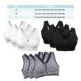 thumbnail image 3 of Wweixi 3pieces Post Surgery Bra With Removable Pads Soft And Comfortable Suitable For Wear Easy To Clean Black M, 3 of 6