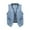 B, variant on NOKIO Girls And Boys Autumn Cowboy Vest Loose Sleeveless Coat Vest Shoulder Outside The Students Wear Coat Kids Boys Denim Dark Blue Jacket Faded Jeans Gilet Sleeveless Jacket Coat